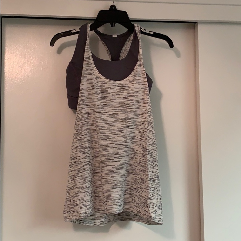 Workout Top with Sports Bra
